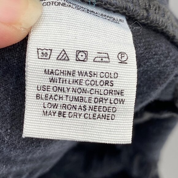 Free People Black Denim Raw Hem Button Fly Shorts Women's Size 26 - Picture 4 of 5